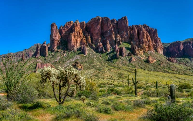 The Superstition Mountains