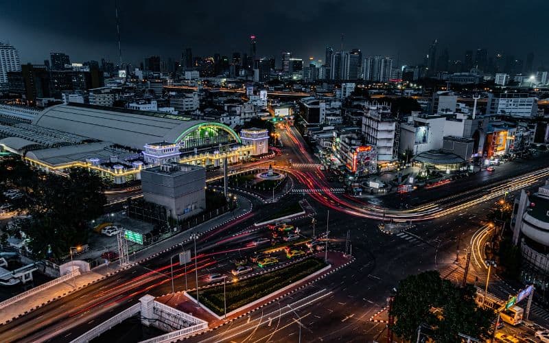 Bangkok Thailand at night