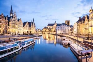 Ghent city in Belgium