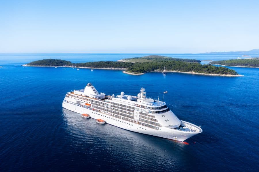 cruise ship on Adriatic sea