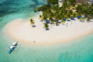 Tropical beach in Coron Philippines