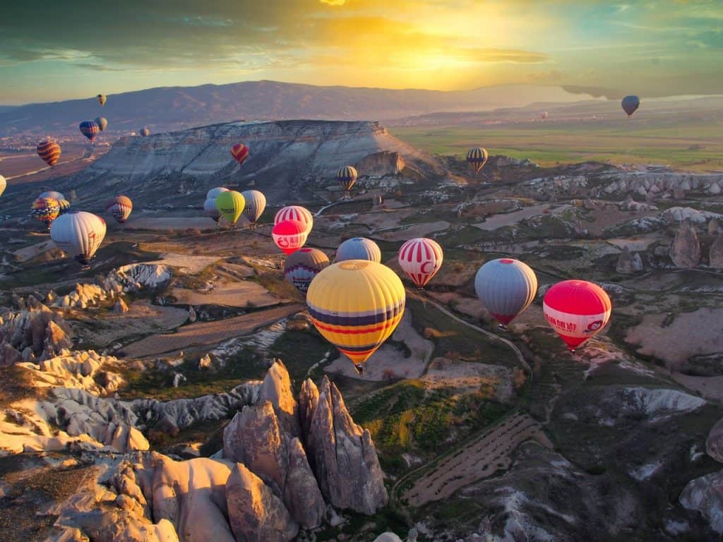 ballons over cappadocia turkey SP