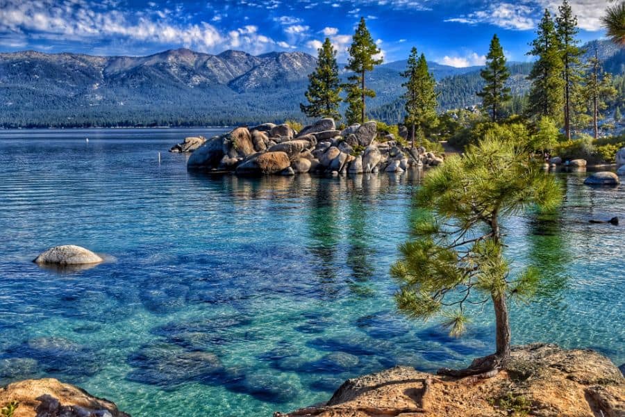 gorgeous summer view of Lake Tahoe