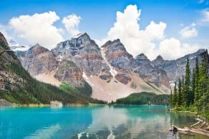 rocky mountains moraine lake alberta