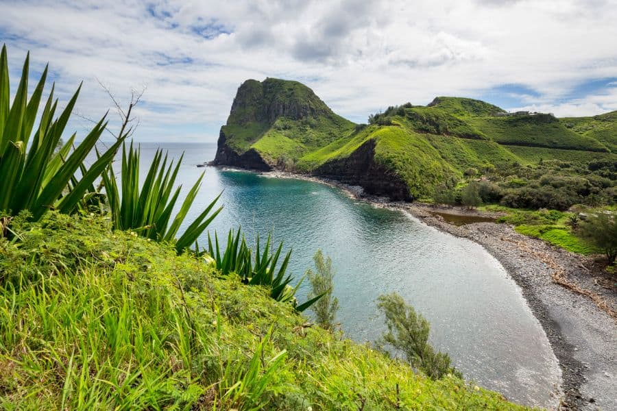 Beautiful tropical beach on Maui island Hawaii