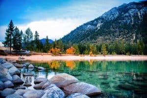 Lake Tahoe during autumn