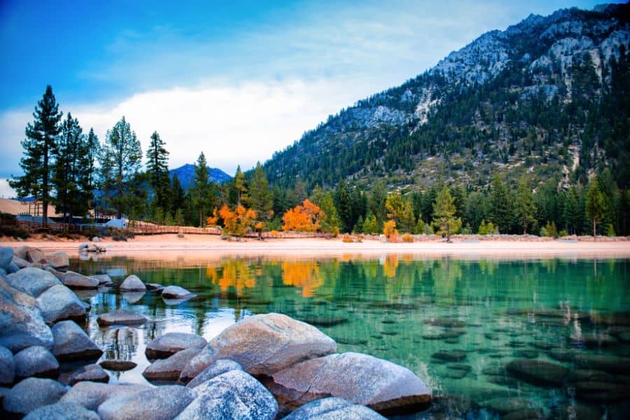 Lake Tahoe during autumn