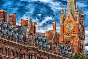 St Pancras Station in London united kingdom sp