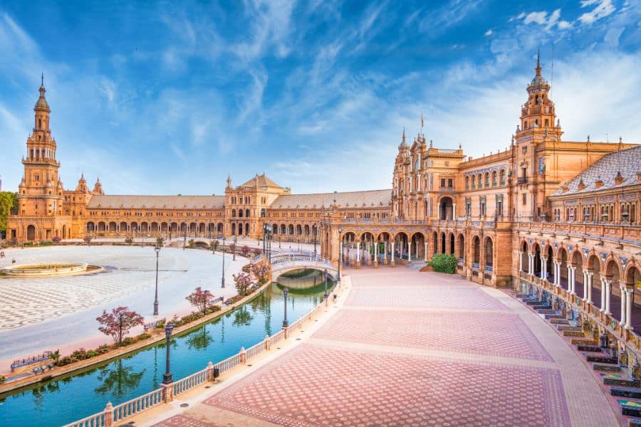 Spain Square Renaissance Revival style in Spanish architecture Seville