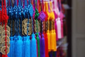 asian trinkets in chinatown shop sp