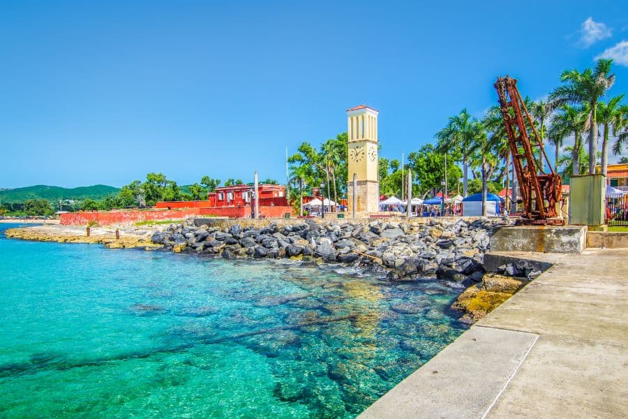 Frederiksted port of St Croix Virgin Islands