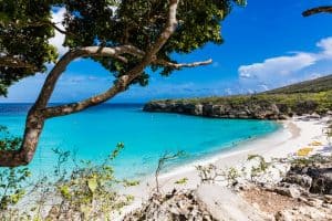 Grote Knip beach on the tropical Island of Curacao