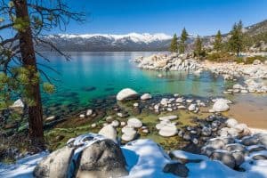 Lake Tahoe in winter