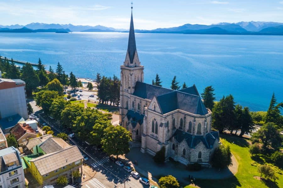 Church in the city of Bariloche Argentina