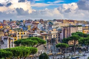 cityscape of rome italy sp