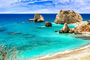 Best beaches of Cyprus Petra tou Romiou