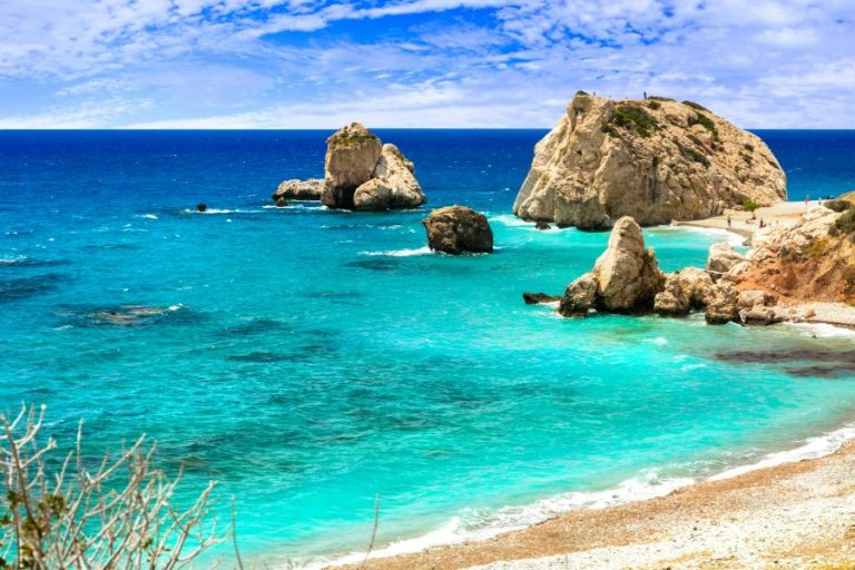 Best beaches of Cyprus Petra tou Romiou