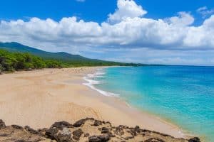 best beach with crystal clear water Big Beach Maui Hawaii USA