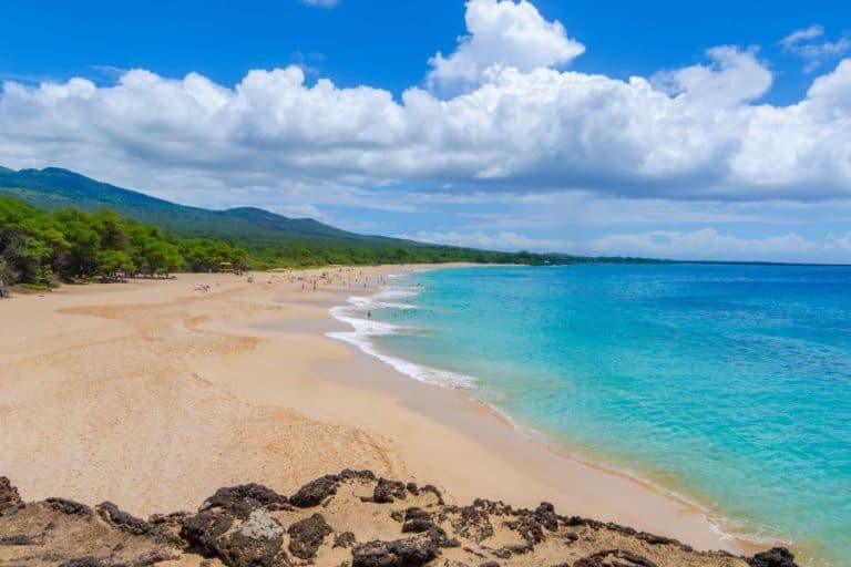best beach with crystal clear water Big Beach Maui Hawaii USA