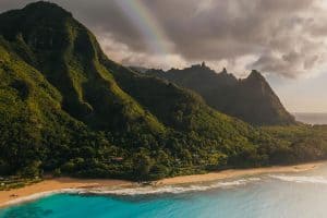 napali coast on kauai hawaii