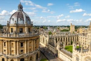 Bodleian Library at Oxford University on a sunny day sp