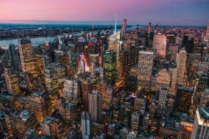 Manhattan Uptown Aerial View sp