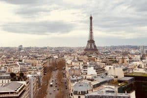 Tour Eiffel as seen from Arc De Triomphe sp
