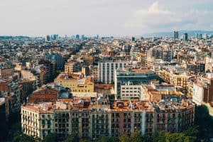 aerial photo of barcelona sp
