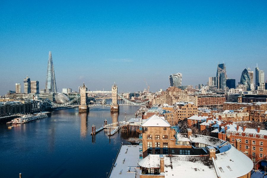 winter and london in London United Kingdom sp