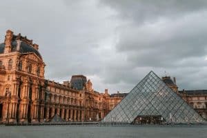 The Beautiful Louvre Museum in Paris sp