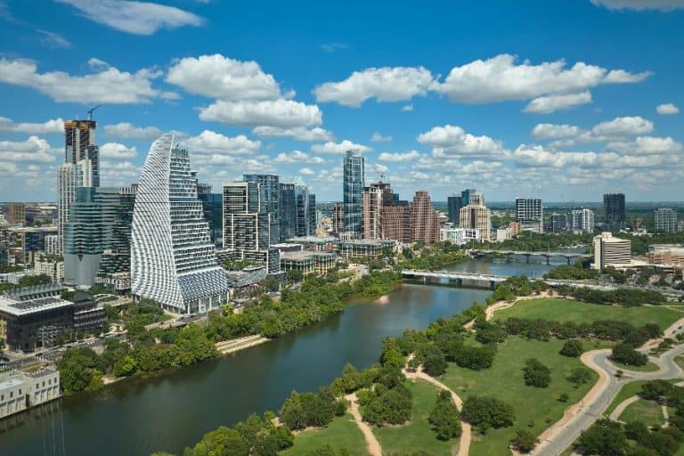 Austin TX Skyline in Summer sp