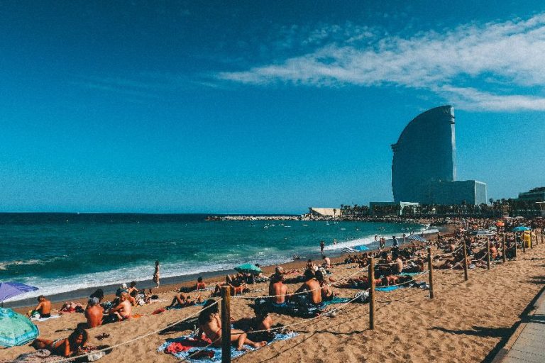 barceloneta beach barcelona spain sp