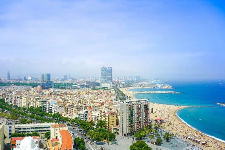Barcelona City Beach view sp