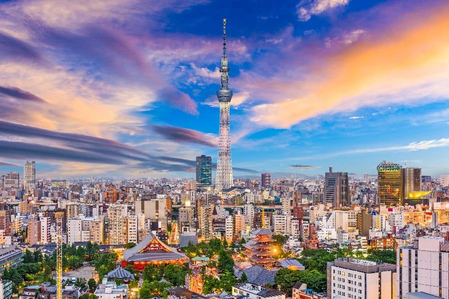 Tokyo Japan Skyline
